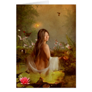 Cartão senhora alta da piedade