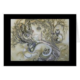 Cartão Senhora da floresta