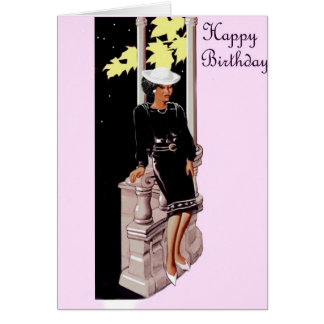 Cartão senhora da igreja