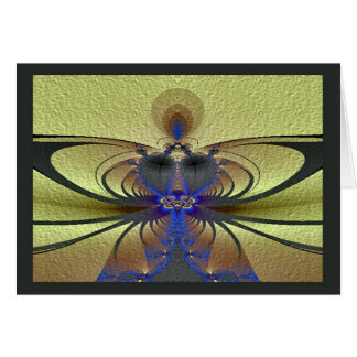 Cartão Senhora da libélula