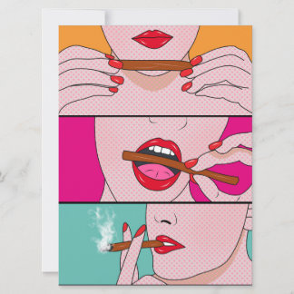 Cartão senhora de ervas daninhas