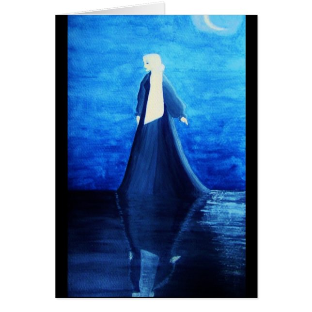 Cartão Senhora do lago (Frente)