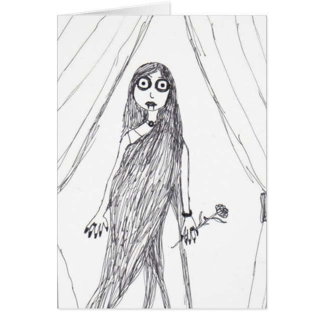 Cartão Senhora do vampiro (Frente)