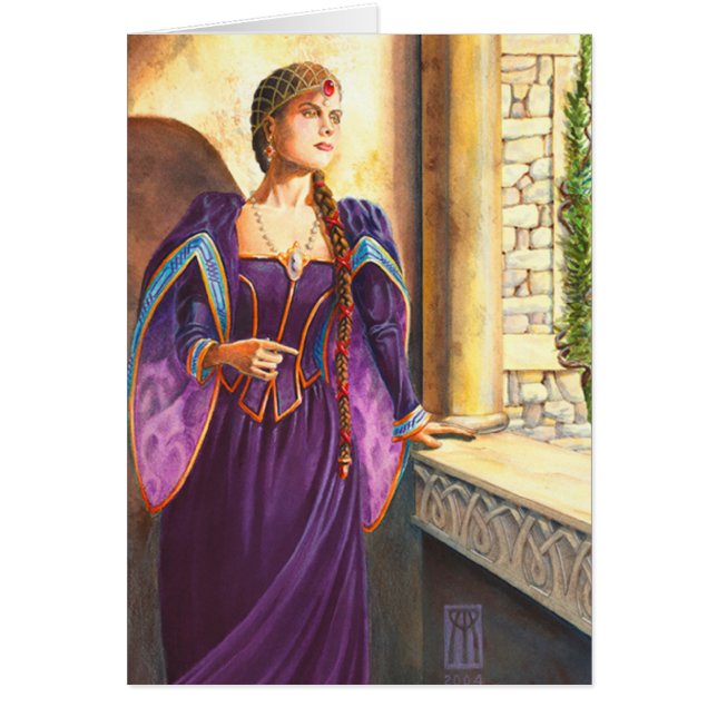 Cartão Senhora Ettard sem fronteira (Frente)