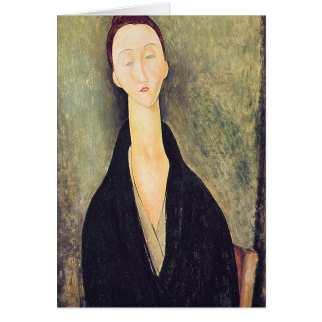 Cartão Senhora Hanka Zborowska, 1918 (Frente)