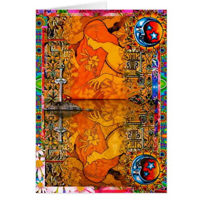 Cartão Senhora Lago (Frente)