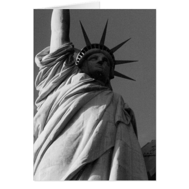 Cartão senhora libertária b&w (Frente)