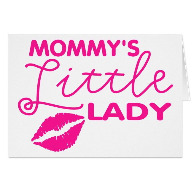 Cartão Senhora mamãe (Frente Horizontal)