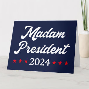 Cartão Senhora Presidente 2024 I - Kamala Harris