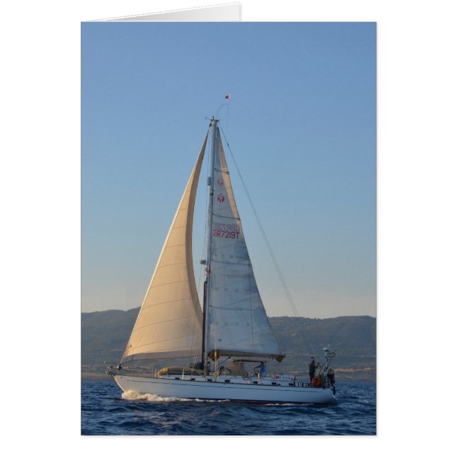 Cartão Senhora Sombria No Início Da Manhã (Frente)