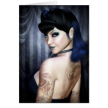 Senhora Sophie Vampiro Rainha Cumprimento/cartão