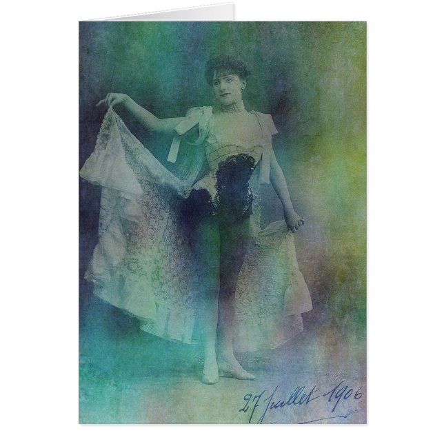 Cartão Senhora Syncopated (Frente)