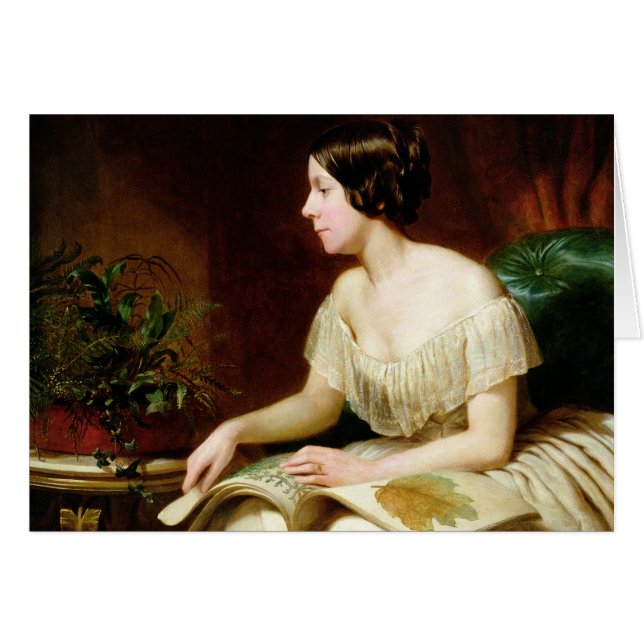 Cartão Senhorita Anne Pratt, botânico famoso (Frente Horizontal)