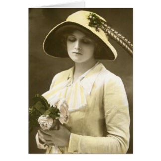 Cartão Senhorita Gladys Tanoeiro [1888-1971]