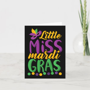 Cartão Senhorita Mardi Gras Funny Mardi Gras 2020