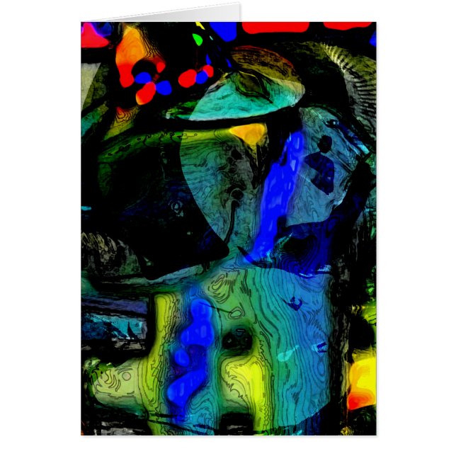 Cartão Senhorita pequena chagally (Frente)