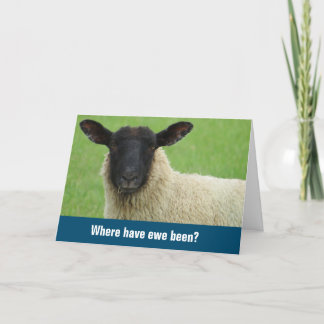 Cartão Senhorita, você está pensando em você só por causa