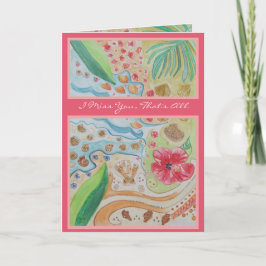 Cartão Senhorita Você Pensando em Enviar Saudações de Abr