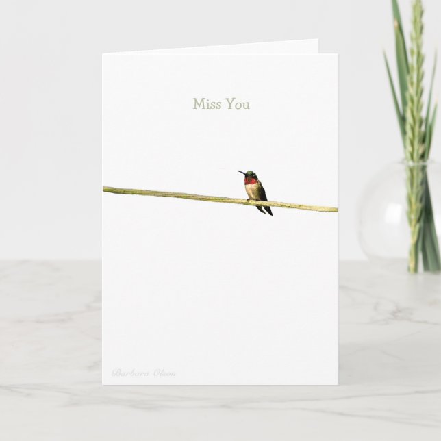 Cartão Senhorita Você: vazio (Frente)