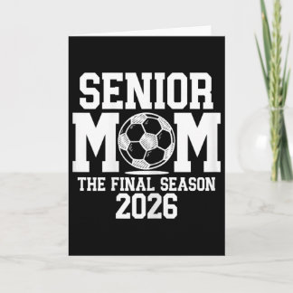 Cartão Senior Soccer Mom, Cl Of 2026 Senior Night Graduat