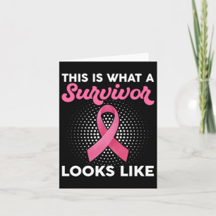 Cartão Sensibilização Do Cancer Da Mama Como É Um Sobrevi