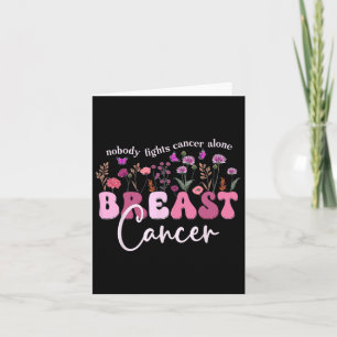 Cartão Sensibilização do Cancer Mamãe Suporte ao Cancer d