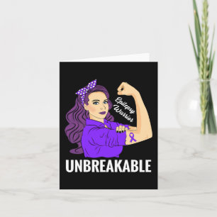 Cartão Sensibilização Epilepsia Briso Púrpura Epiléptico