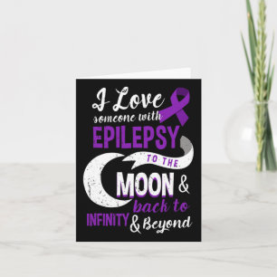 Cartão Sensibilização Epilepsia - Filho Amor Filha Pai Mã