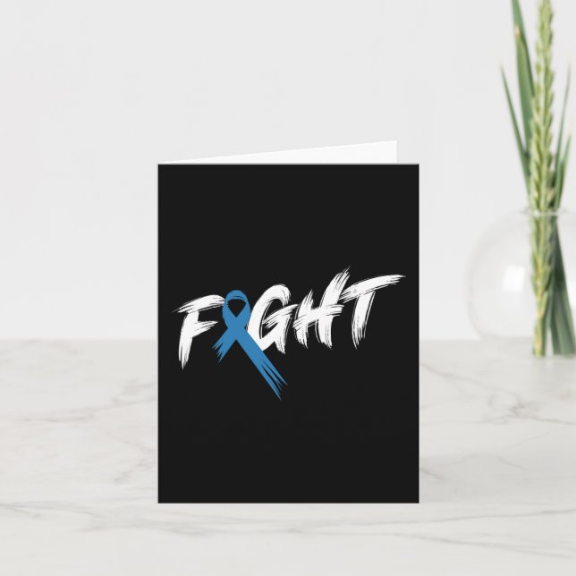 Cartão Sensibilização para a diabetes Mês de Luta contra  (Frente)