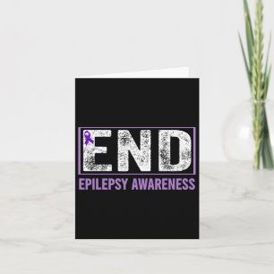 Cartão Sensibilização para a epilepsia - Epilepsia das ex