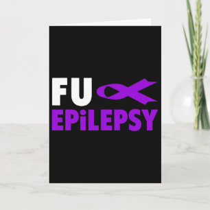 Cartão Sensibilização para a Epilepsia - Epilepsia Roxa