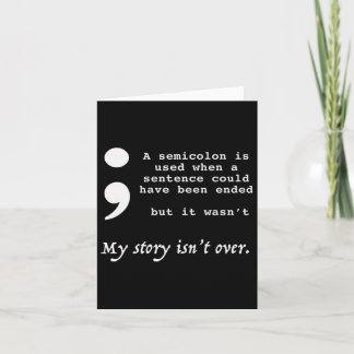 Cartão Sensibilização para a Prevenção ao Suicídio de Sem