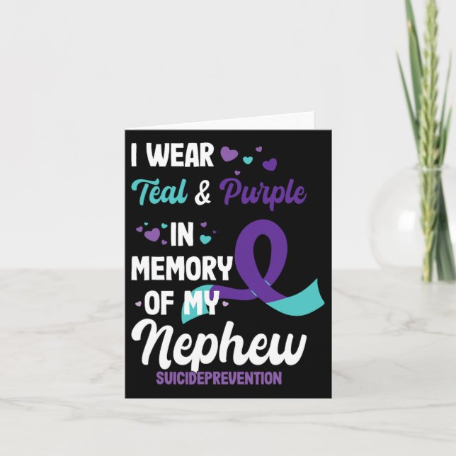 Cartão Sensibilização Para A Prevenção Do Suicídio Em Mem (Frente)