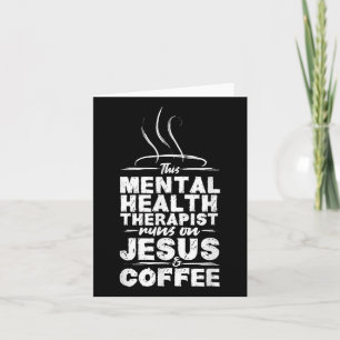Cartão Sensibilização para a Saúde Mental Jesus & Caf