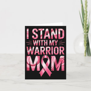Cartão Sensibilização para o Cancer da mama rosa outubro.