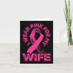 Cartão Sensibilização para o Cancer das mães Eu Visto ros