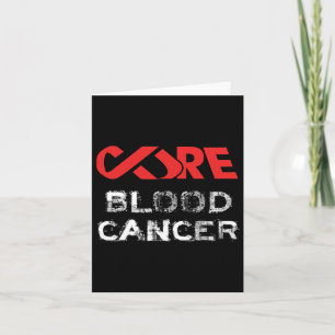 Cartão Sensibilização para o Cancer de sangue puro