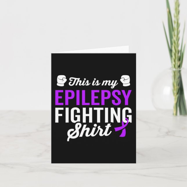 Cartão Sensibilização para os sobreviventes do guerreiro  (Frente)