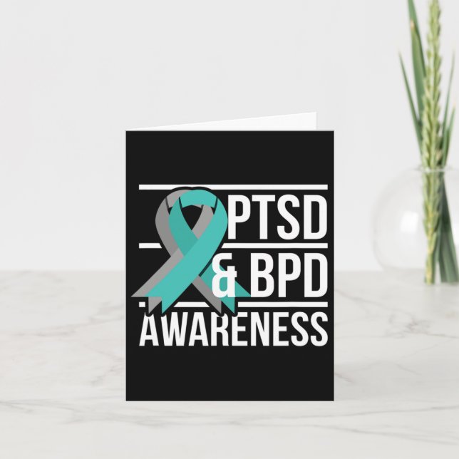 Cartão Sensibilização Ptsd E Bpd (Frente)