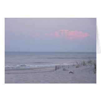 Cartão Sentado nas Dunas