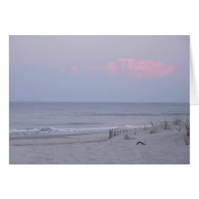 Cartão Sentado nas Dunas (Frente horizontal)