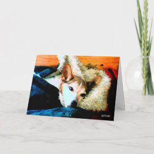 Cartão Sente-se, fique quieto, e fique bem logo!