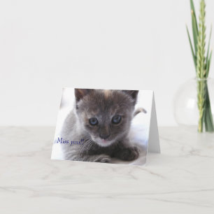 Cartão Sente sua falta!