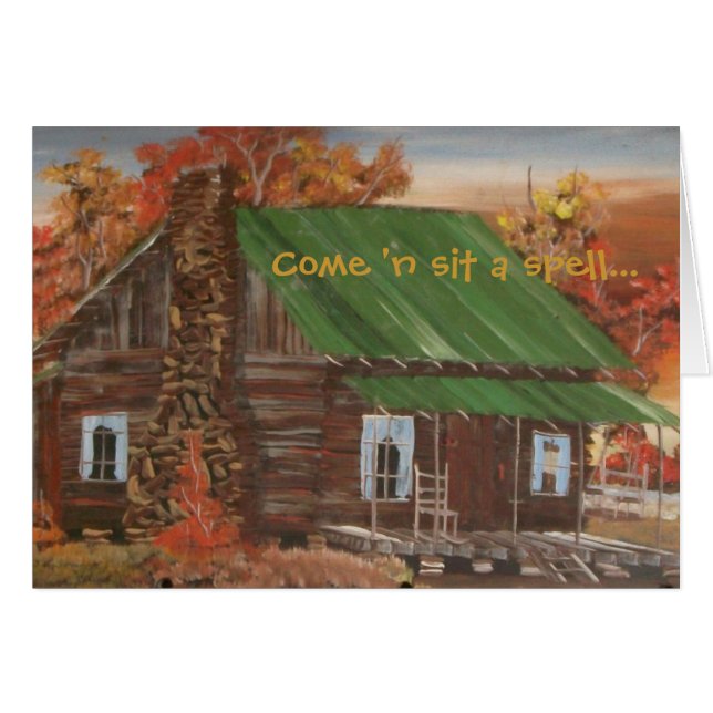 Cartão Sente um período (Frente Horizontal)