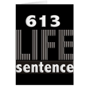 Cartão Sentença de vida