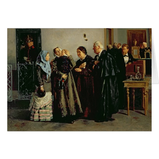 Cartão Sentença, "nao culpado", 1882 (Frente Horizontal)