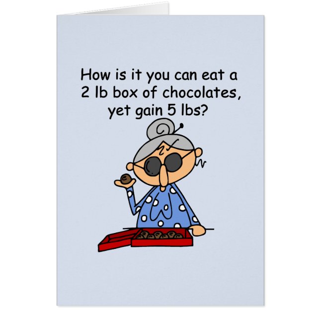 Cartão Sentido do chocolate (Frente)