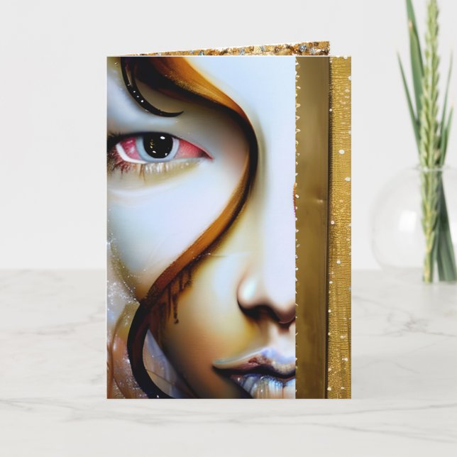 Cartão Sentido Sua Falta (Frente)