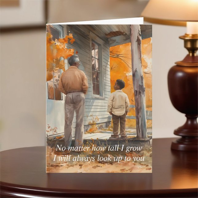 Cartão Sentimental e Sincero para o Dia de os pais (Criador carregado)