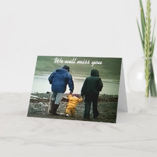 CARTÃO SENTIREMOS SUA FALTA E DESEJAREMOS O MELHOR